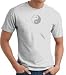 YIN YANG Yoga Martial Arts Meditation Adult T-shirt Tee Shirt - Ash
