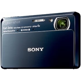 Sony DSCTX7L Cyber-shot Digital Camera - Blue (10.2 MP, 4x Optical Zoom) 3.5 inch LCD