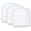 i play 3 Pack Organic Knitted Terry Washcloth, White i play 3 Pack Organic Knitted Terry Washcloth, White