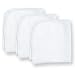 i play 3 Pack Organic Knitted Terry Washcloth, White