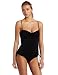 Majestic Swim Women's Sophia One-Piece Swimsuit, Black, Medium