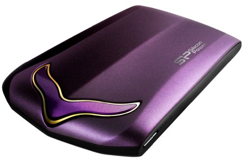 Silicon Power Stream S20 500GB externe Festplatte (6,4 cm (2,5 Zoll), SATA, USB 3.0) purpur