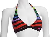 Rip Curl Womens Hysteria Stripe Halter Black X-Small