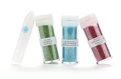 Martha Stewart Crafts Glitter and Glue, Iridescent Brights, 3-Pack