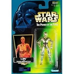 Star Wars Power of the Force C-3PO Green Card Action Figure