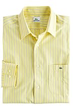 Long Sleeve Striped Poplin Shirt