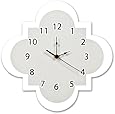 Trend Lab Quatrefoil Wall Clock, Gray