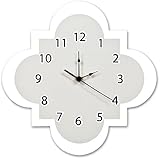 Trend Lab Quatrefoil Wall Clock, Gray
