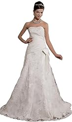 Strapless Taffeta Mermaid  Dress with a Court Train 