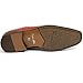 Ferro Aldo Brown Herringbone Snipe Toe Men's Dress Shoes Lace up Oxfords 19277b