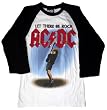 AC/DC Anguls 82 Baseball Style Men's White T-shirt