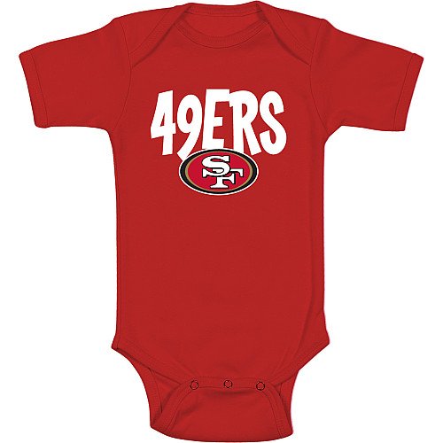 Reebok San Francisco 49ers Newborn Creeper 24 Months