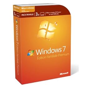 Windows 7 �dition familiale premium - Mise � Jour depuis XP ou Vista (3 postes)