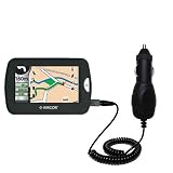 Rapid Car / Auto Charger for the Amcor Navigation GPS 4300 - Gomadic Brand w/ TipExchange Technology