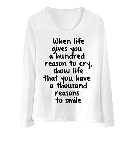 【ノーブランド品】 全9カラー レディース 長袖Tシャツ【英語・メッセージ】