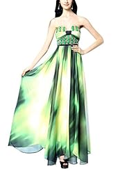 A-line Strapless Beaded  Jeweled Sleeveless Chiffon/Silk Cocktail Homecoming Dress/Mother-of-the-Bride Dress/Prom Dress/Wedding Party Dress  With Rhinestones