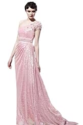 Applique Crystal Crystals Lace Beaded Chiffon/Taffeta/Tulle Evening Dress 