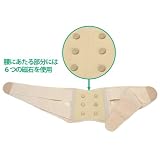 安心の日本製 薄型磁気入り腰ベルト　LLサイズ