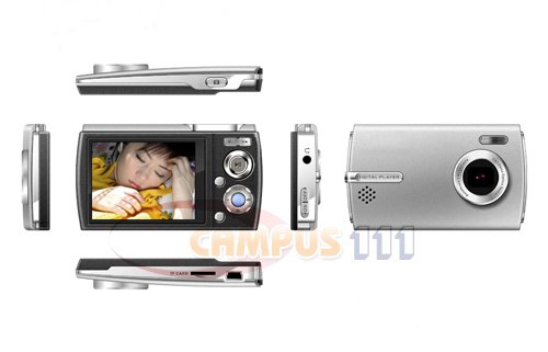 Best Price Pigpony Brand 4GB MP3 Player MP4 Player 2.4-Inch Screen Built-in 5MP Digital Video Camera Webcam FM Radio Voice Recorder and E Book Reader (Silver)