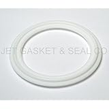 6 pcs White PTFE (Teflon) Tri-Clamp Gasket - 1-1/2"