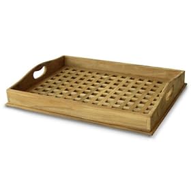 Grade A Teak Tray Cross Slat