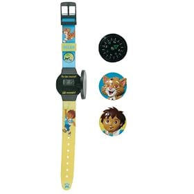 Go Diego Interchangeable Head Lcd Watch