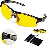 Duduma Yellow Night Vision Polarized Sunglasses Glasses for Driving Fishing Shooting Multicolor Frame Uv400