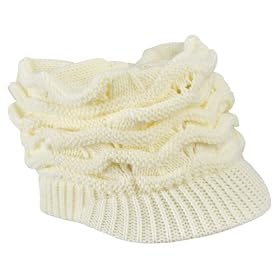 Threads Women's Crimped Ivory Hat