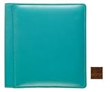 VINTAGE COGNAC fine-grain leather medium scrapbook #162 style album by Raika - VINTAGE COGNAC fine-grain leather medium scrapbook #162 style album by Raika -