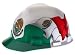 MSA Safety Works 10052600 Mexican Flag Hard Hat