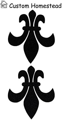 Fleur de Lis Chalkboard Sticker - Set of 24 Blackboard French Lily Labels