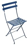 Fermob Bistro Metal Chair, Set of 2 Color: Cobalt Blue
