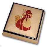 Adorable Little Bo-Peep Music Jewelry Box & Key (Old Cape Cod (SWISS))