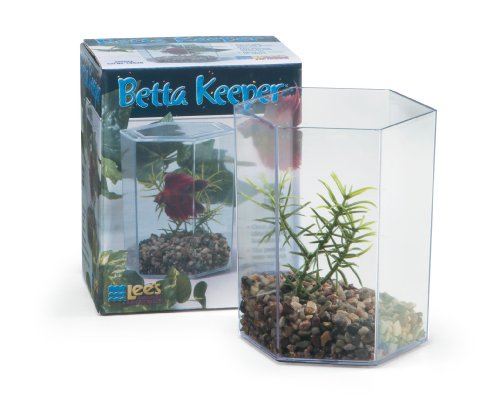 Lee’s Betta Keeper with Lid, Gravel and Plant – Small Reviews