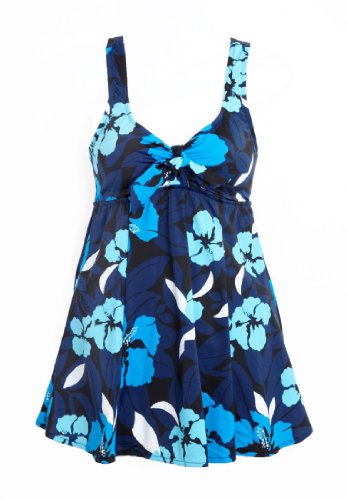 Swimsuit in skirted style with front bow product image