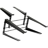 Magma MGA75540 Control Stand for DJ Controller and Laptops, Black