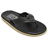 (アイランドスリッパ) ISLAND SLIPPER アイランドスリッパ シューズ メンズ ISLAND SLIPPER PT202 CLASSIC クラシック レザー サンダル ブラック/タン BLACK/TAN[並行輸入品]