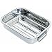 Kitchen Craft Roasting Pan with Rack, Stainless Steel