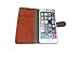 Wallet Flip Card Case for Your Iphone 6 Plus, Made with Luxury, Vegan Leather for the Animal Lover. Vintage Brown Color.