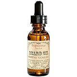 Coffee Vanilla Beard Oil. Luxury Beard Conditioner. All Natural Handmade Beard Moisturizer made with Organic Avocado, Argan, Safflower, Castor, Vit E Oil