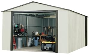 Coated Murryhill 14-Feet by 21-Feet Heavy Duty Steel Storage Shed
