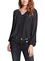 True Religion Blusa Seda (Negro)
