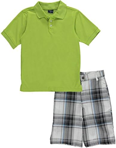 Sahara Club Big Boys' "Germaine" 2-Piece Outfit - lime, 12