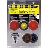 3M 03050NA Drill Mounted Automotive Grinding Sanding Finishing System Finishing Kit