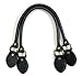 byhands Genuine Leather Embossed Black Purse Handles/Bag Strap, 18.9