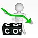 Wallmonkeys Peel and Stick Wall Decals - Cubes - 125 - Co2 - Removable Graphic