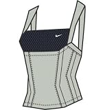 picture of Nike Womens Tennis Tank Top Green 6/8