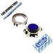 Royal Blue Blackberry Trackball / Joystick / Navigate / Pearl / Ring Repair Replaceme...