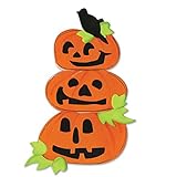 Sizzix Bigz Die - Pumpkins with Crow & Leaves by Brenda Pinnick