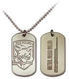 Metal Gear Solid 3 Snake Eater Fox Hound Dog Tag Necklace